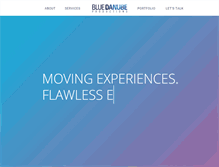 Tablet Screenshot of bluedanubeproductions.com